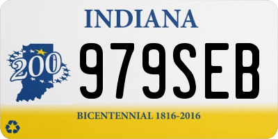IN license plate 979SEB