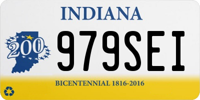 IN license plate 979SEI