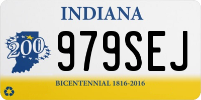 IN license plate 979SEJ