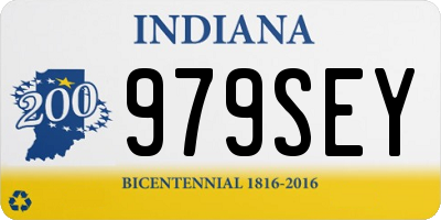 IN license plate 979SEY