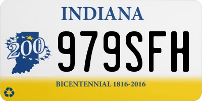 IN license plate 979SFH