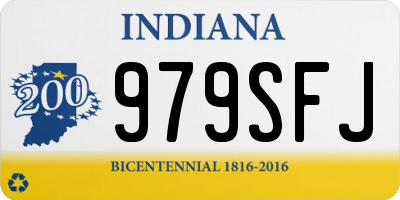 IN license plate 979SFJ