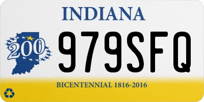 IN license plate 979SFQ