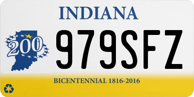 IN license plate 979SFZ