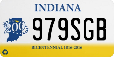 IN license plate 979SGB