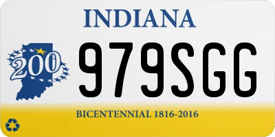 IN license plate 979SGG