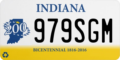 IN license plate 979SGM