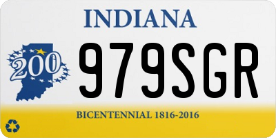 IN license plate 979SGR