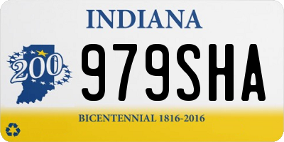 IN license plate 979SHA