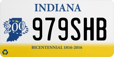 IN license plate 979SHB