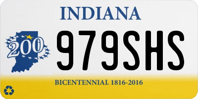 IN license plate 979SHS