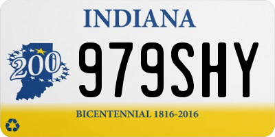 IN license plate 979SHY