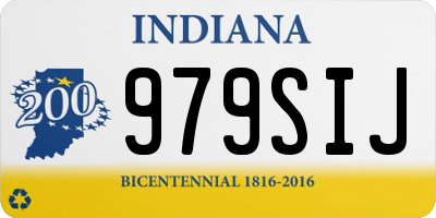 IN license plate 979SIJ