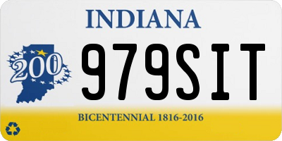 IN license plate 979SIT