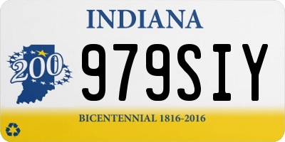 IN license plate 979SIY