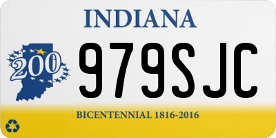 IN license plate 979SJC