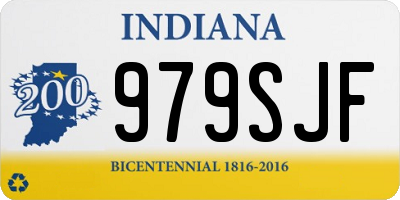IN license plate 979SJF