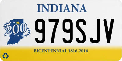 IN license plate 979SJV