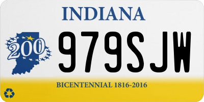 IN license plate 979SJW