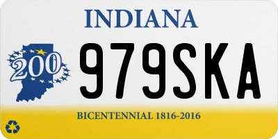 IN license plate 979SKA