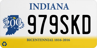 IN license plate 979SKD