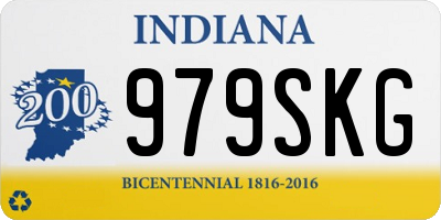 IN license plate 979SKG