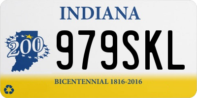 IN license plate 979SKL