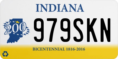IN license plate 979SKN