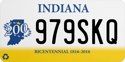 IN license plate 979SKQ