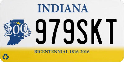 IN license plate 979SKT