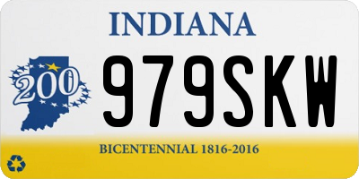 IN license plate 979SKW