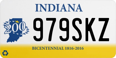 IN license plate 979SKZ