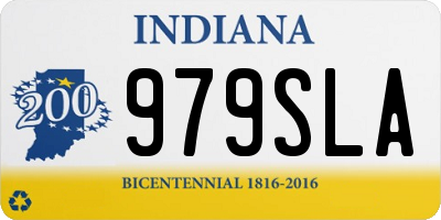 IN license plate 979SLA