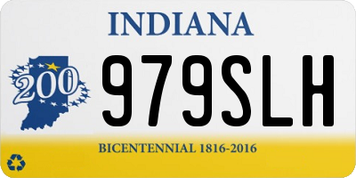 IN license plate 979SLH
