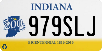 IN license plate 979SLJ