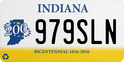 IN license plate 979SLN