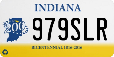 IN license plate 979SLR