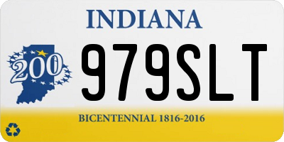 IN license plate 979SLT