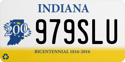 IN license plate 979SLU