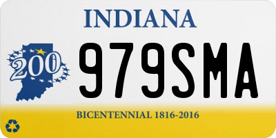 IN license plate 979SMA
