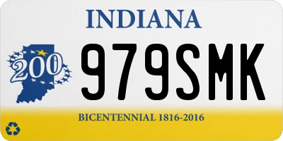 IN license plate 979SMK