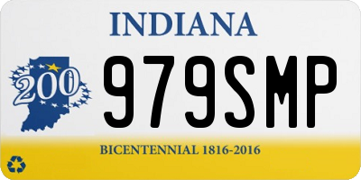IN license plate 979SMP