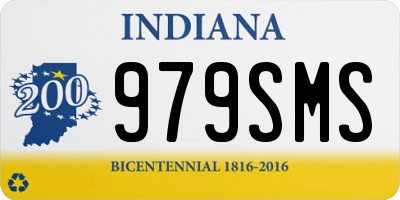 IN license plate 979SMS