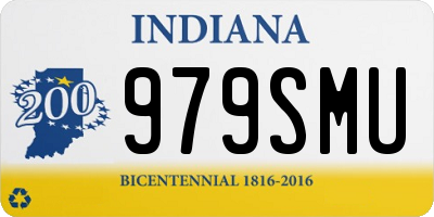 IN license plate 979SMU
