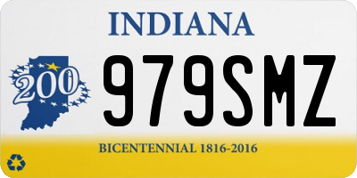IN license plate 979SMZ