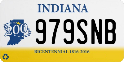 IN license plate 979SNB