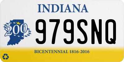 IN license plate 979SNQ