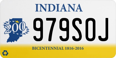 IN license plate 979SOJ