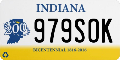 IN license plate 979SOK