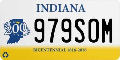 IN license plate 979SOM